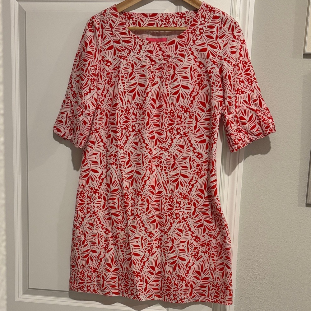 Lilly Pulitzer Red and White Mini Dress